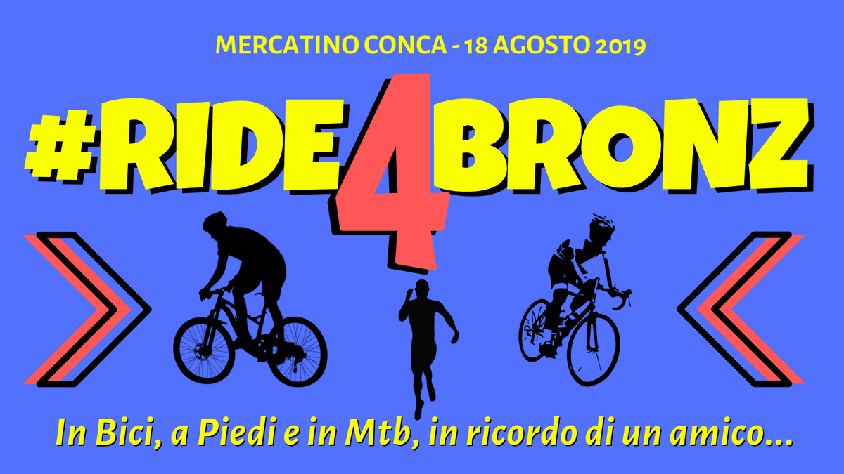 Il 18 agosto c'è la #Ride4Bronz!