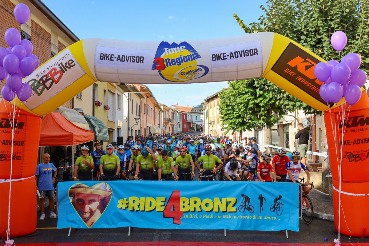 Ride4Bronz 2025: un successo, nonostante il meteo incerto