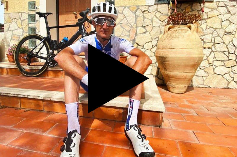 Paolo Alberati torna alla Sinalunga Bike per provare il tracciato (VIDEO)