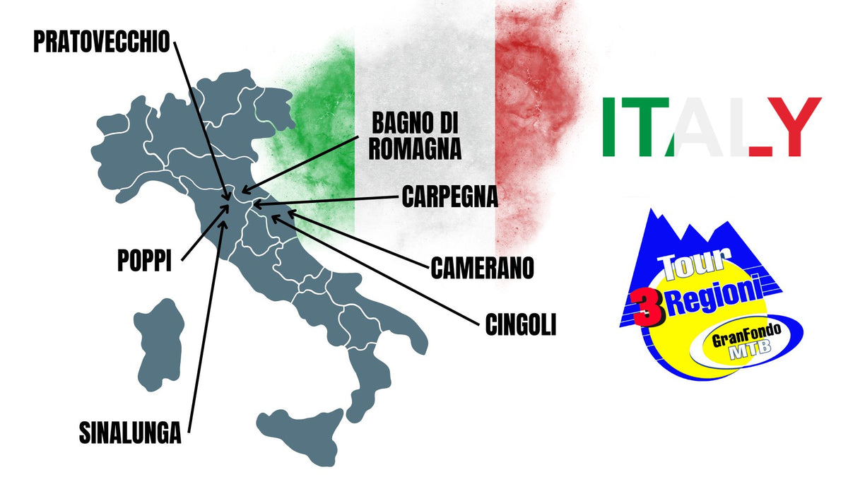 Le sette (meravigliose) location del Tour3Regioni 2024
