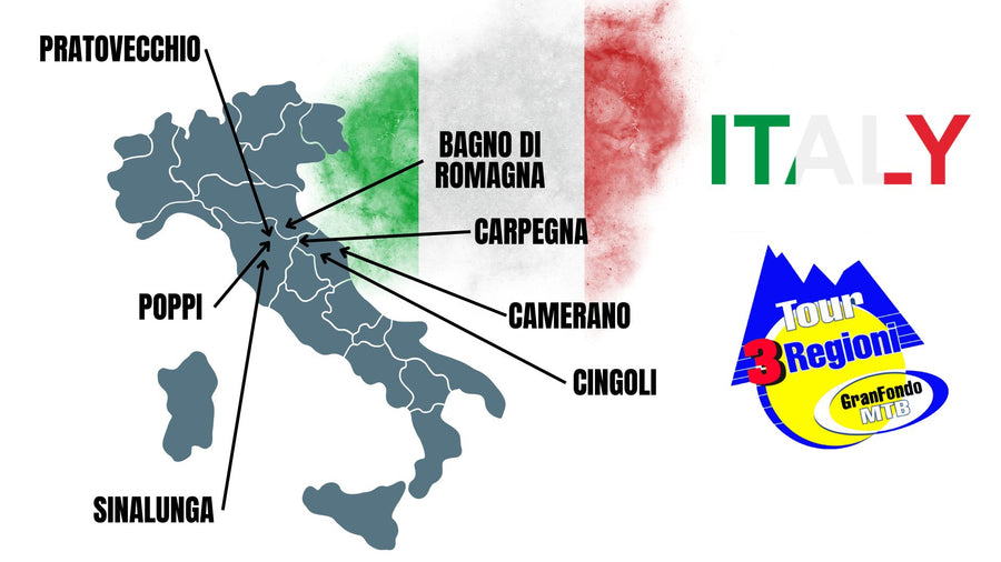 Le sette (meravigliose) location del Tour3Regioni 2024