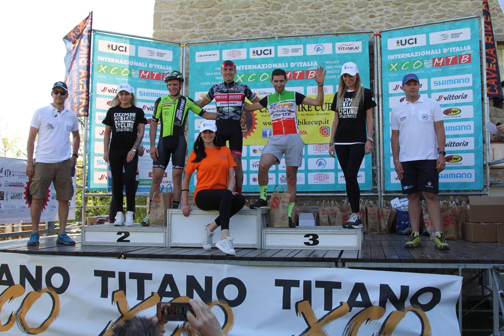 Foto podio, tempi totali e parziali di TITANO XCO