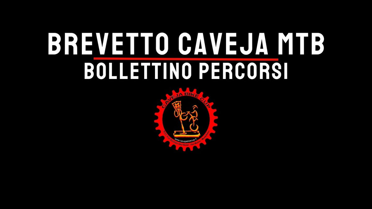 Bollettino percorsi brevetto MTB