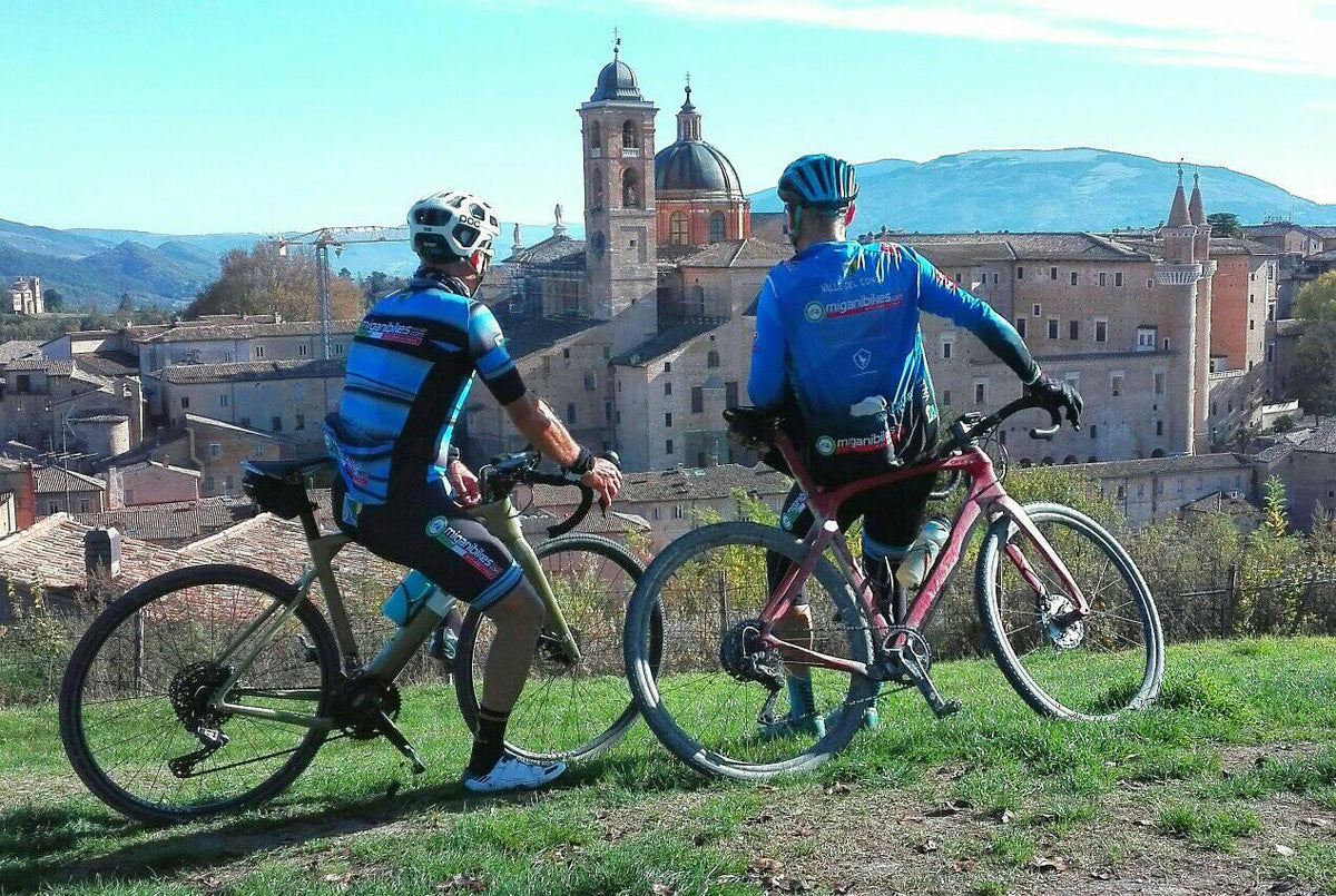 Urbino in Gravel secondo Marco, Danilo e Denis.