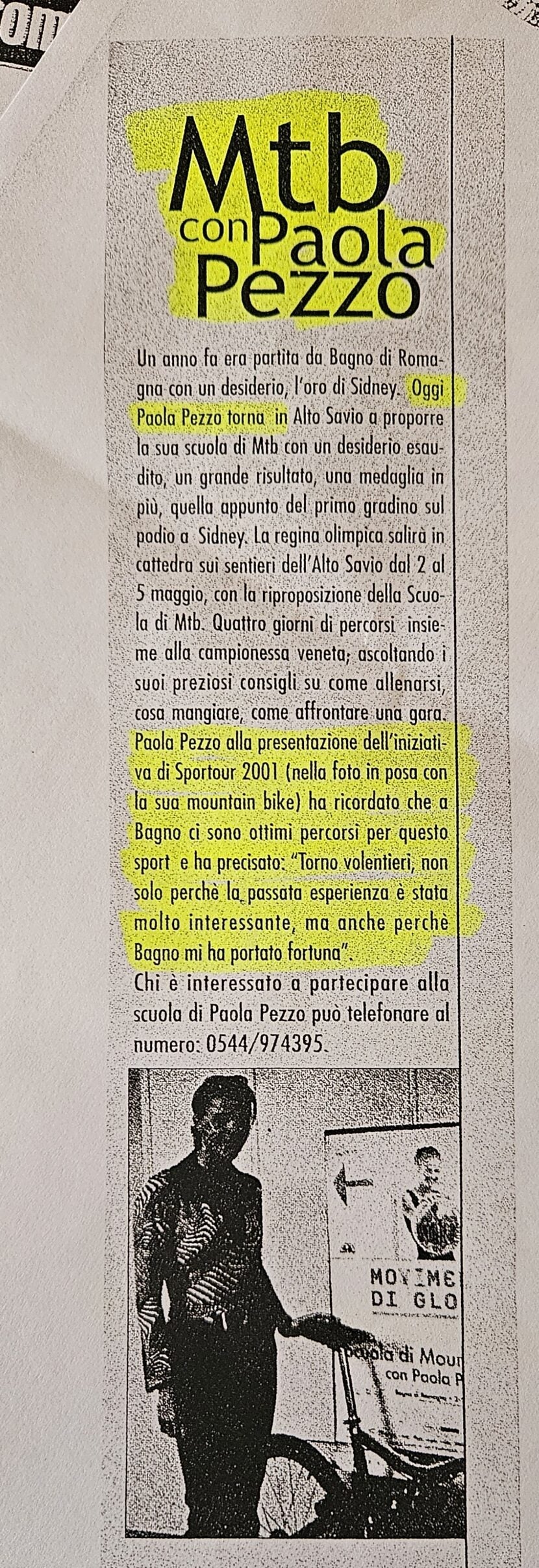 Alla Granfondo Romagna la Regina della Mtb italiana Paola Pezzo