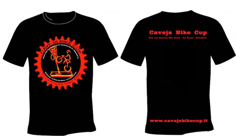 La T-Shirt in regalo con l'abbonamento completo al Caveja Bike Cup