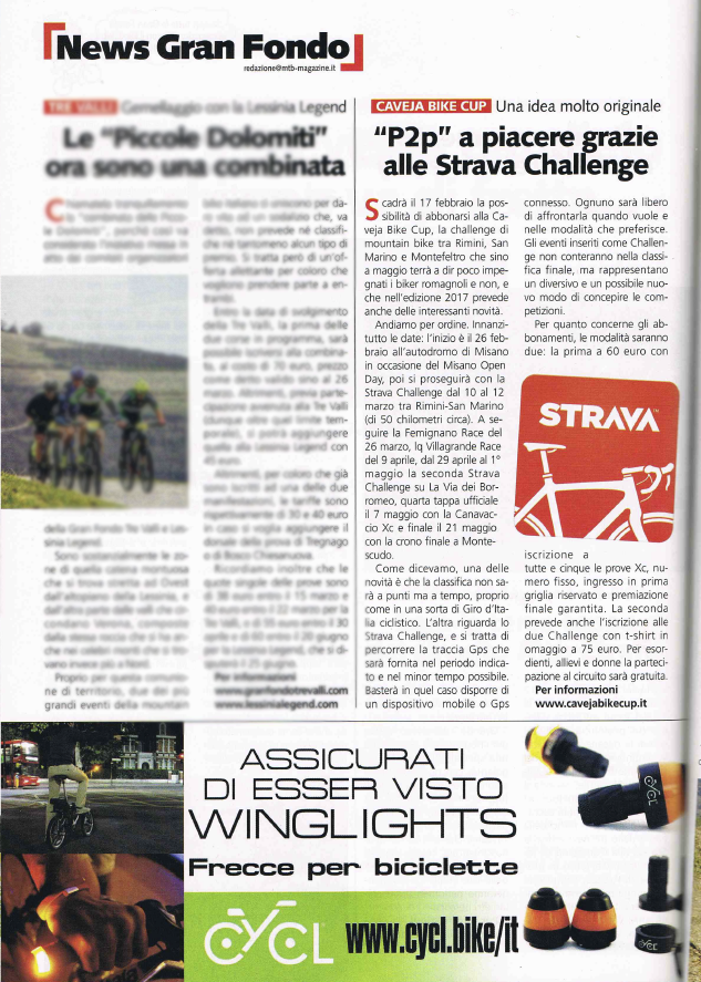Rassegna stampa MTB Magazine