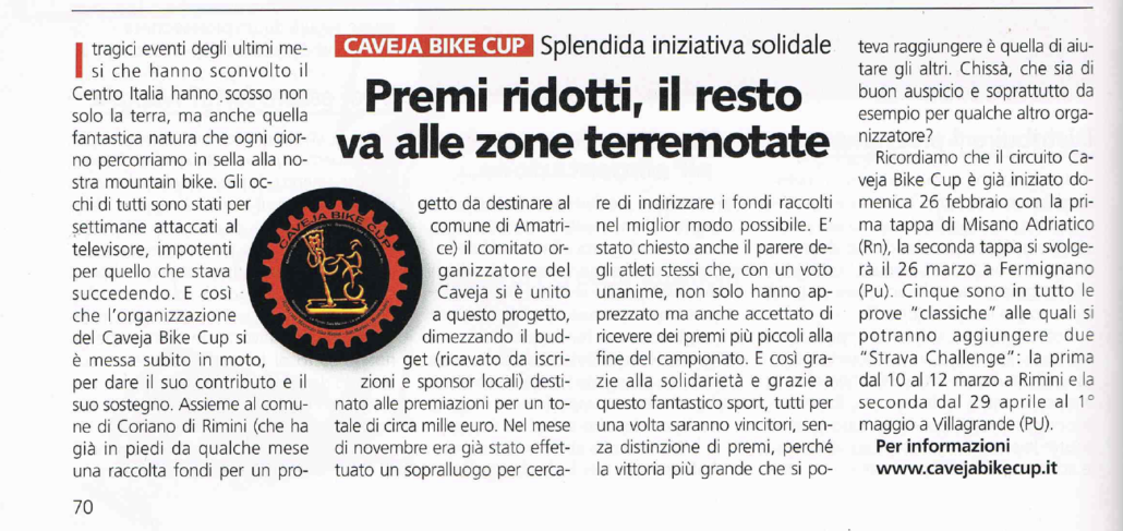 Rassegna Stampa MTB Magazine marzo